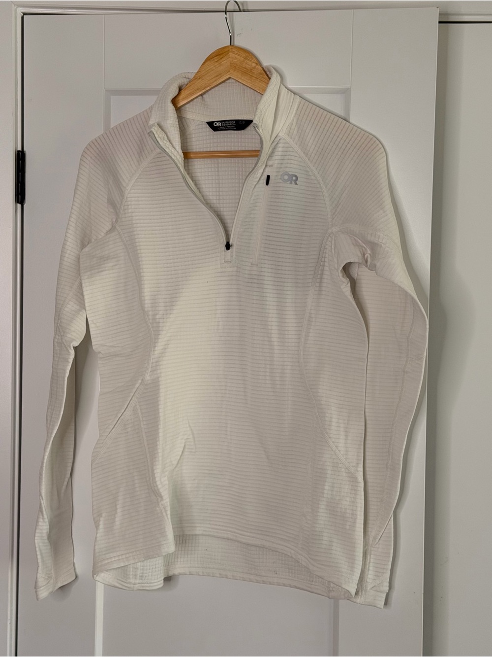 🩷2 for 20- Outdoor Research Cream Half-Zip Lightweight Pullover